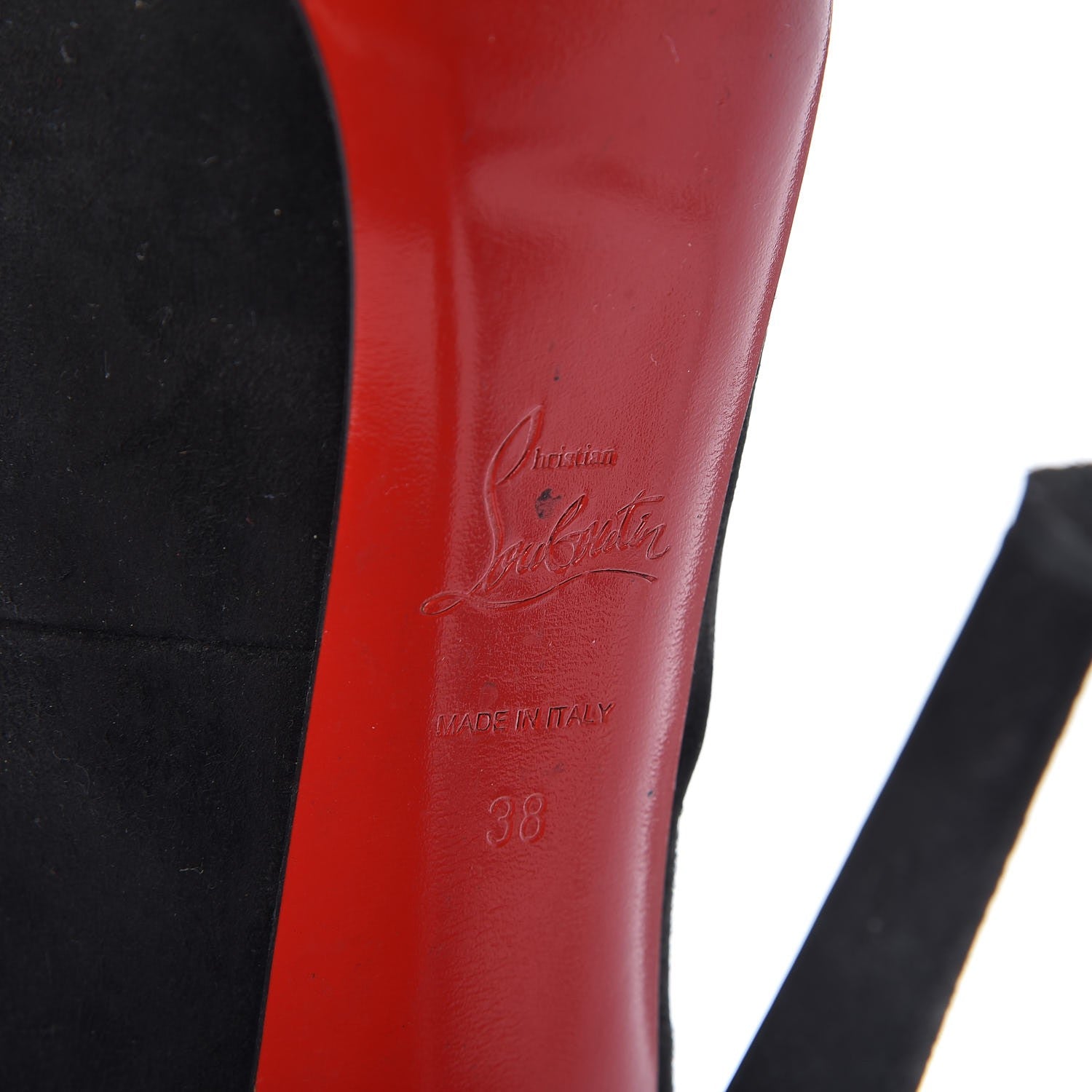 Christian Louboutin Suede Maillot 160 Pumps 38 Black 8 of 19