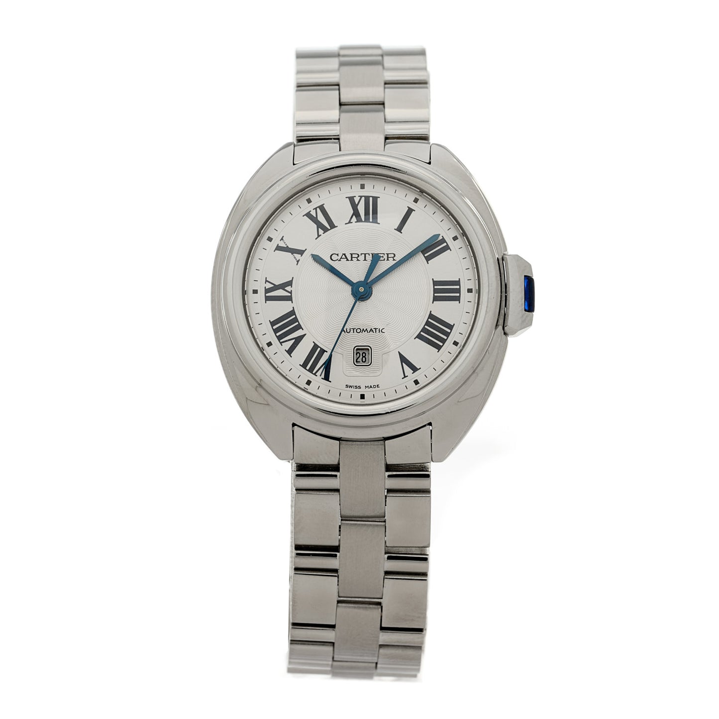 Stainless Steel 31mm Cle De Cartier Automatic Watch