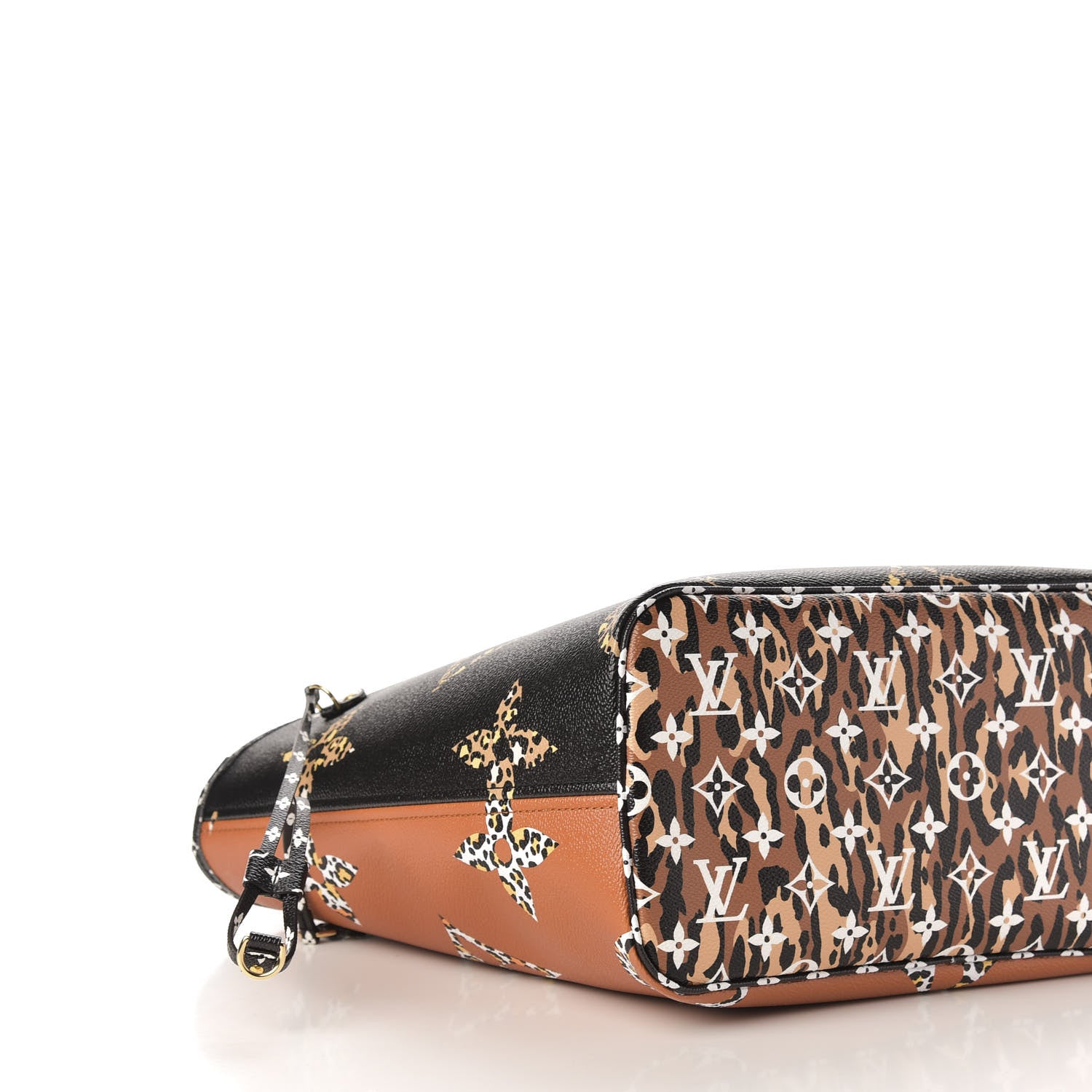 Louis Vuitton Monogram Giant Jungle Neverfull MM Black 9 of 13