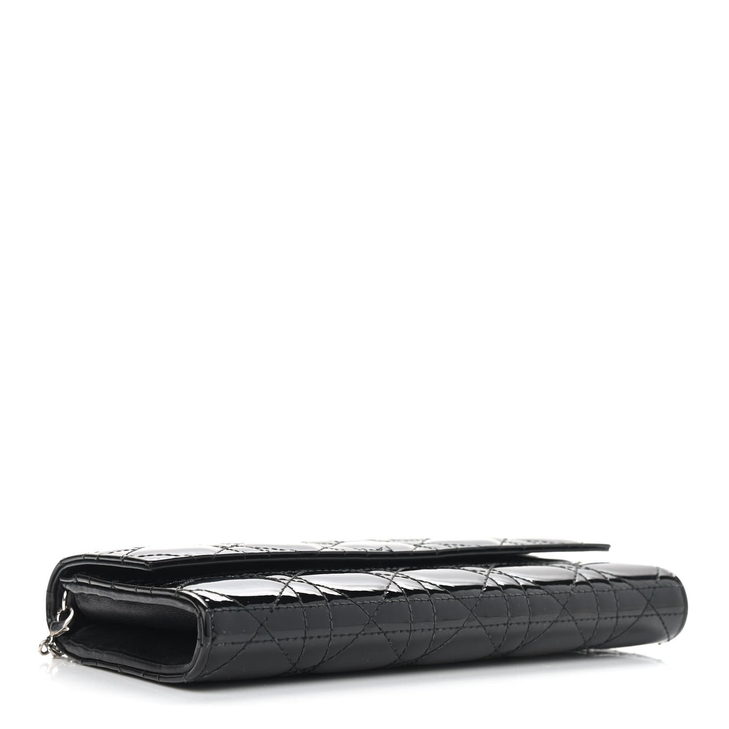 Patent Cannage Rendez-vous Chain Wallet Black