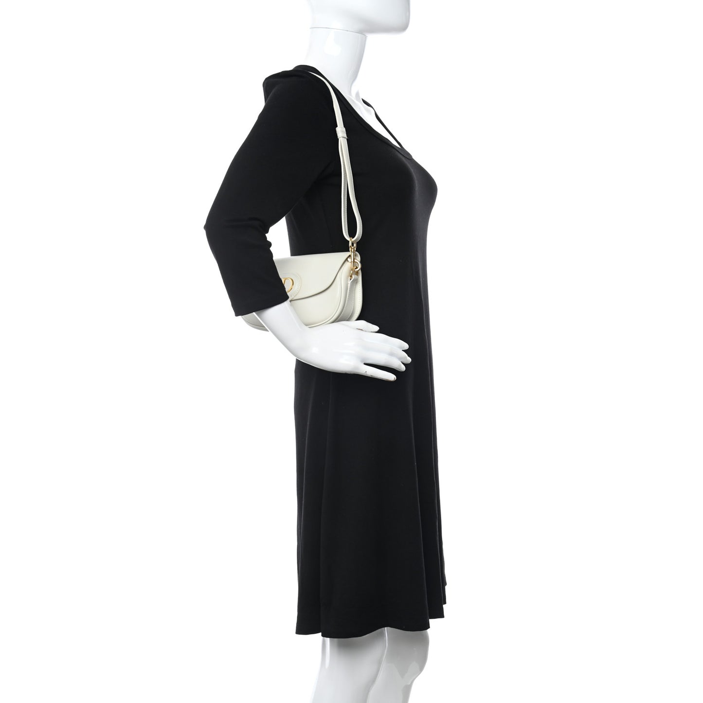 Box Calfskin East West Bobby Bag Latte