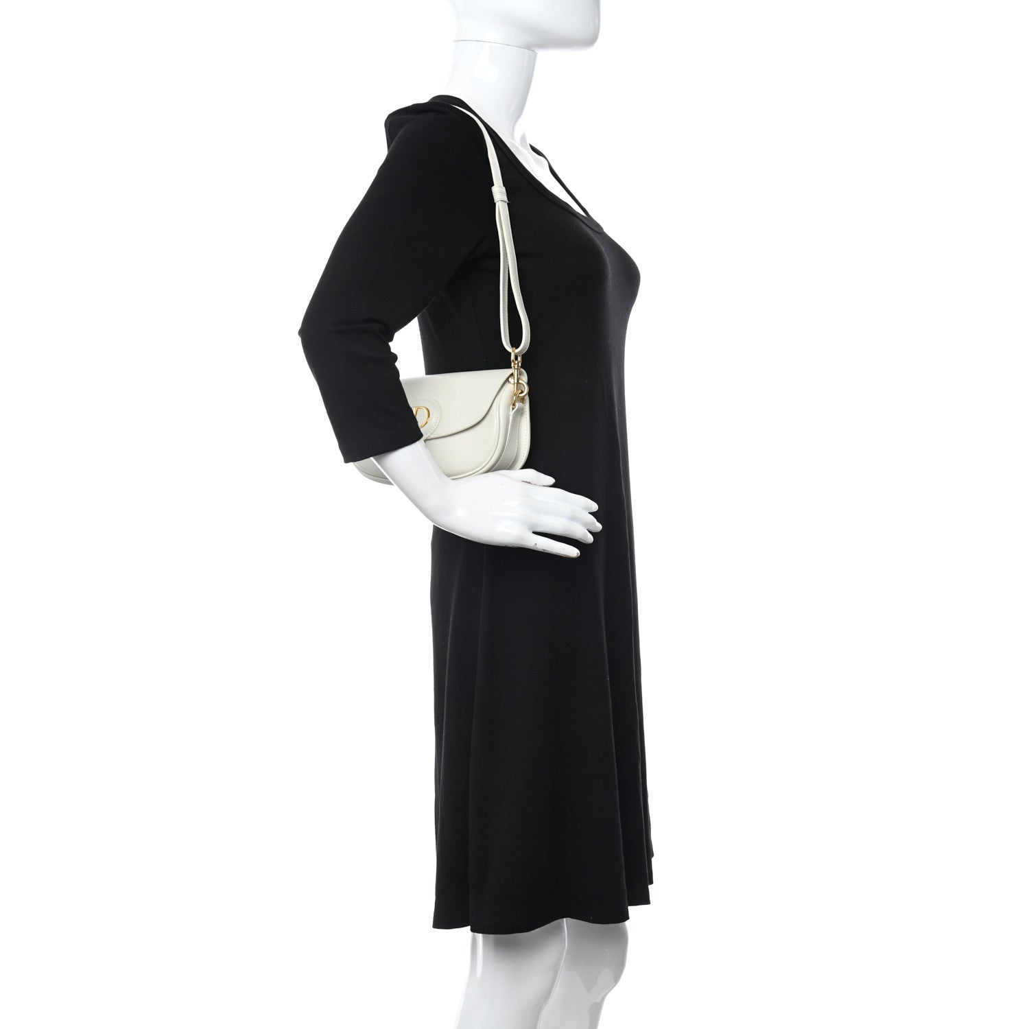 Christian Dior Box Calfskin East West Bobby Bag Latte 2 of 9