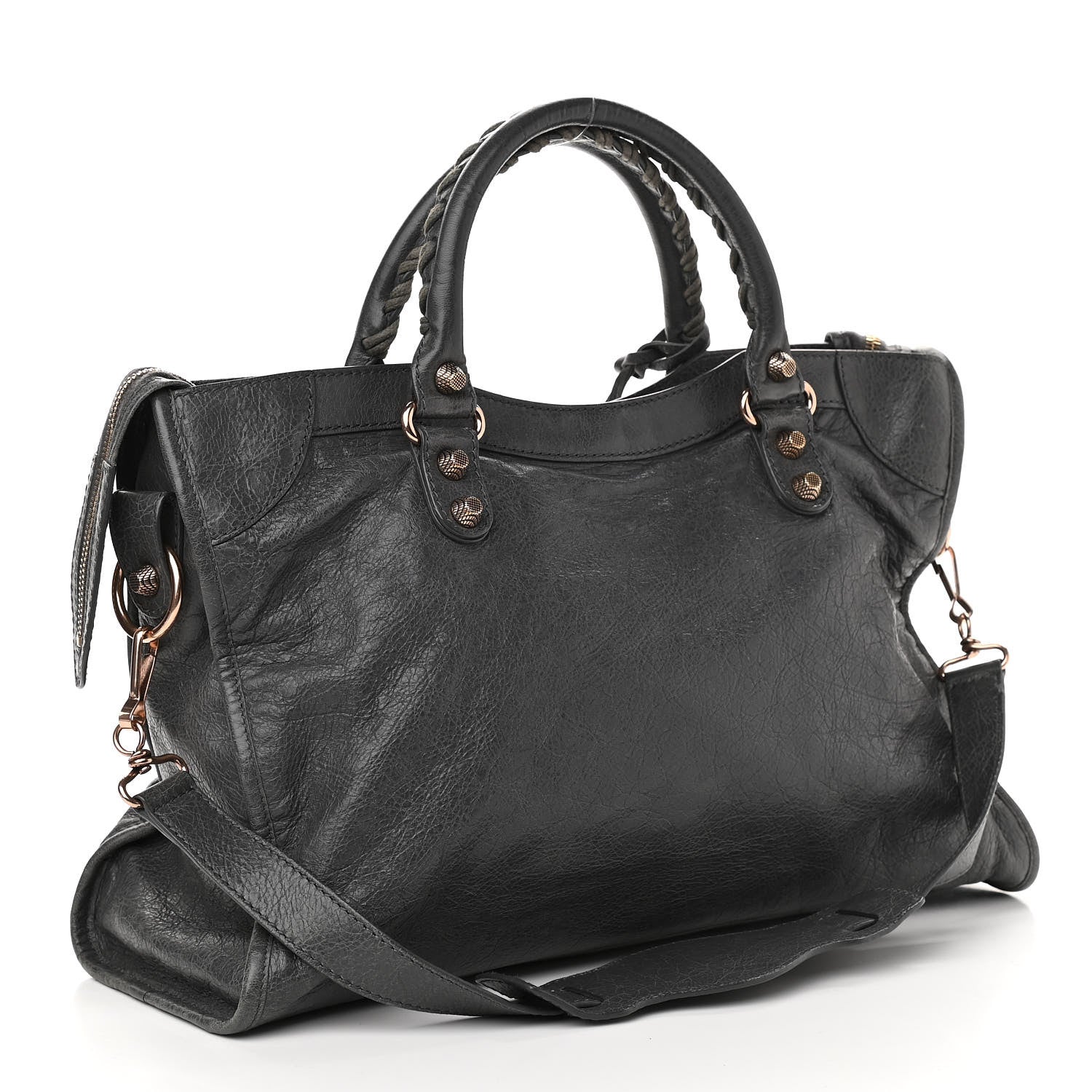 Balenciaga Agneau Giant 12 Rose Gold Hardware City Gris Tarmac 3 of 11