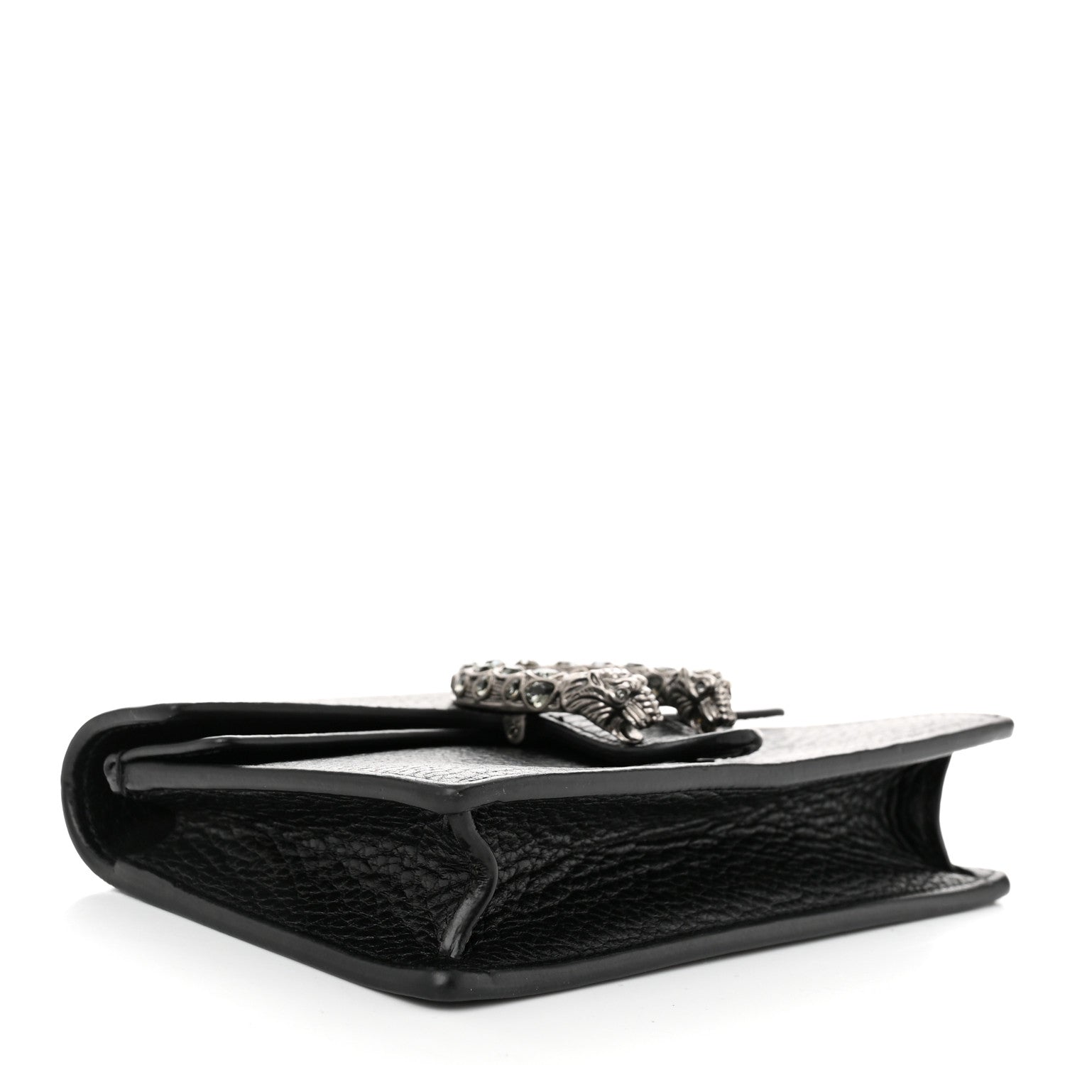 Gucci Calfskin Super Mini Dionysus Shoulder Bag Black 4 of 10