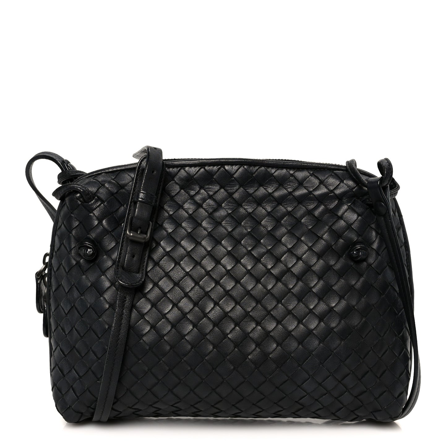 Nappa Intrecciato Nodini Bag Black