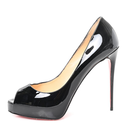Christian Louboutin Patent New Very Prive 120 Pumps 37 Black 1 of 8