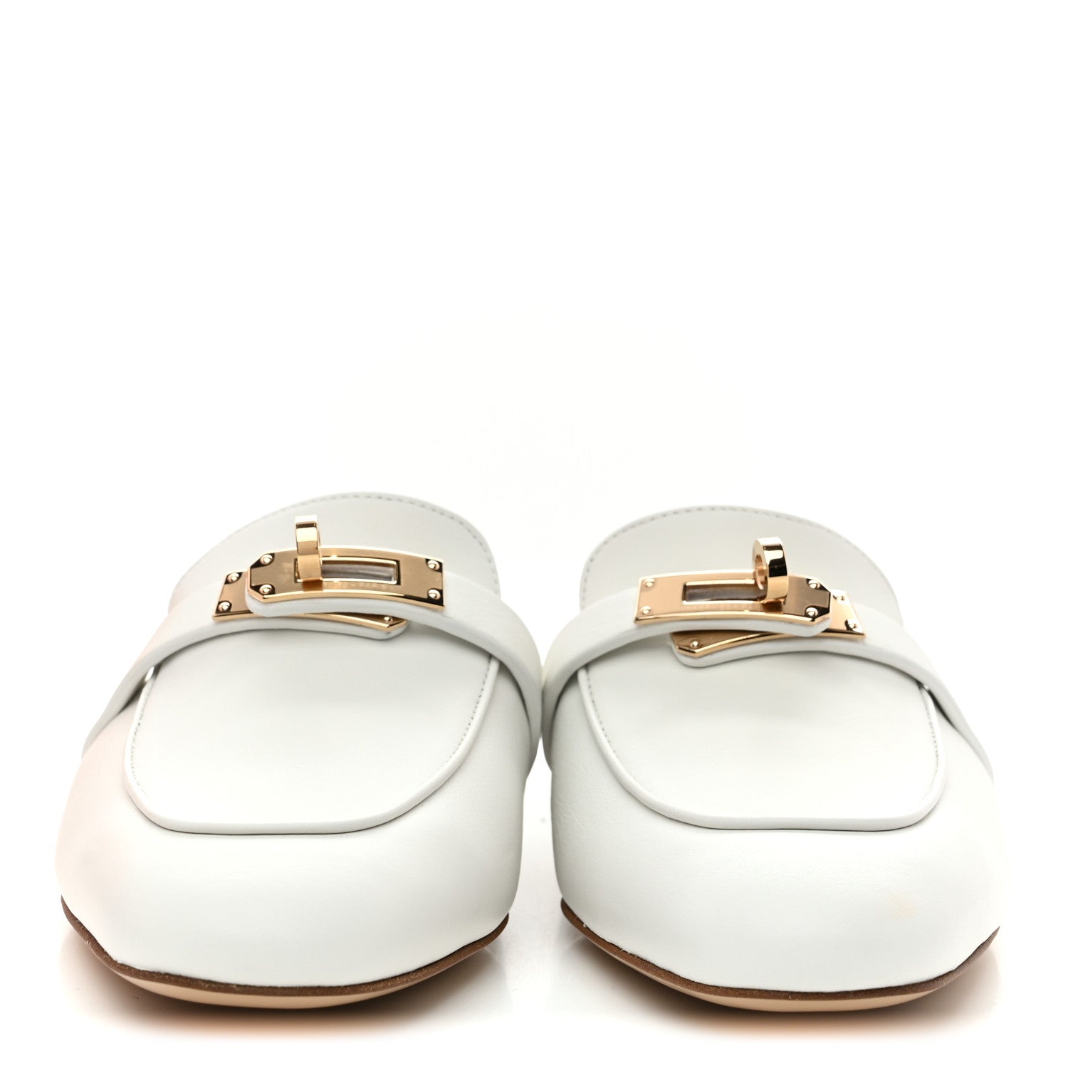 Hermes Calfskin Oz Mules 36 White 1777333 – FASHIONPHILE