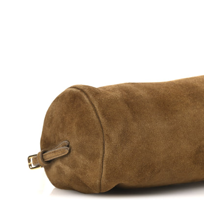 Miu Miu Suede Pouch Olive Green 8 of 9