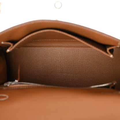 Hermes Togo Kelly Retourne 25 Gold 5 of 12
