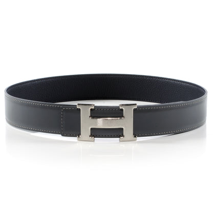 Hermes Box Togo Reversible Constance 32mm H Belt 68 Ardoise Noir 1 of 6