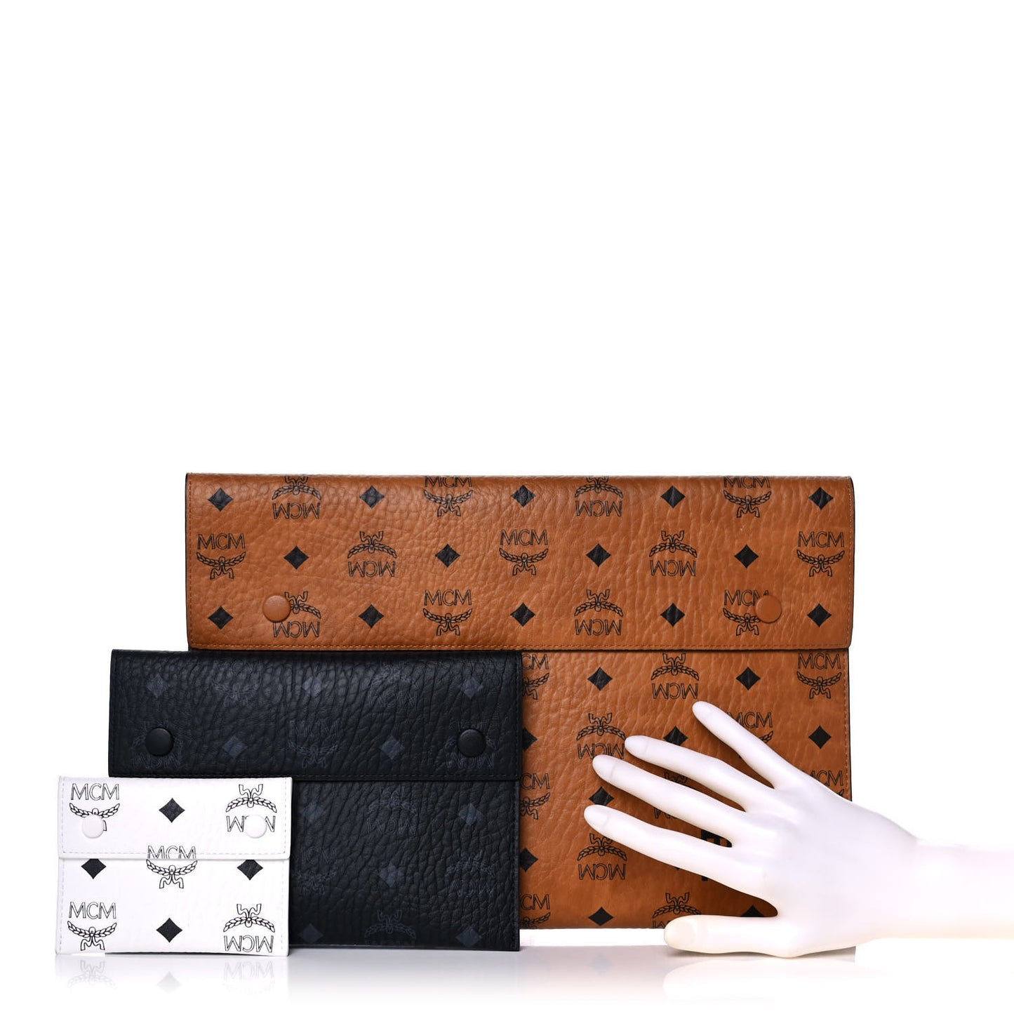Visetos Tri Pouch Set Cognac