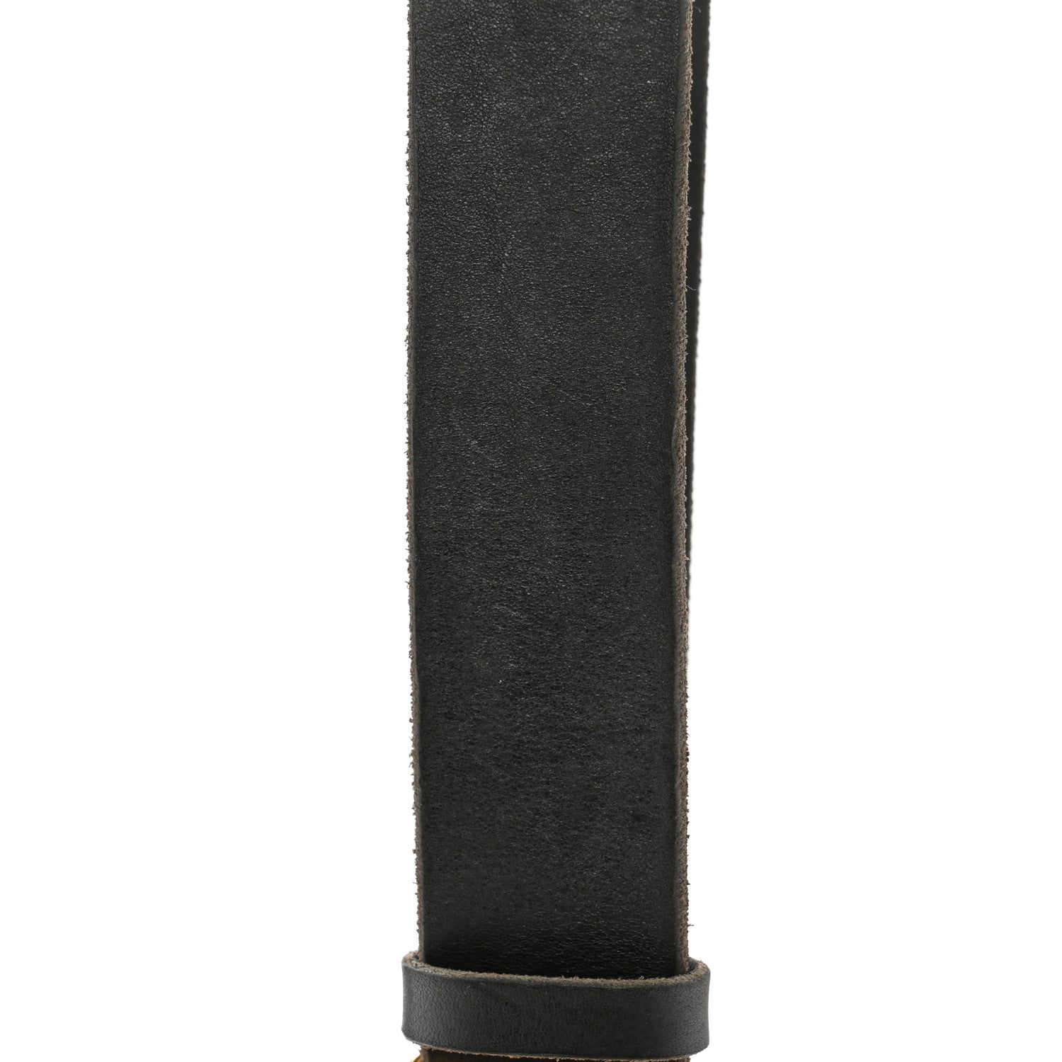 Gucci Calfskin Brass Feline Buckle Belt 85 34 Black 6 of 7