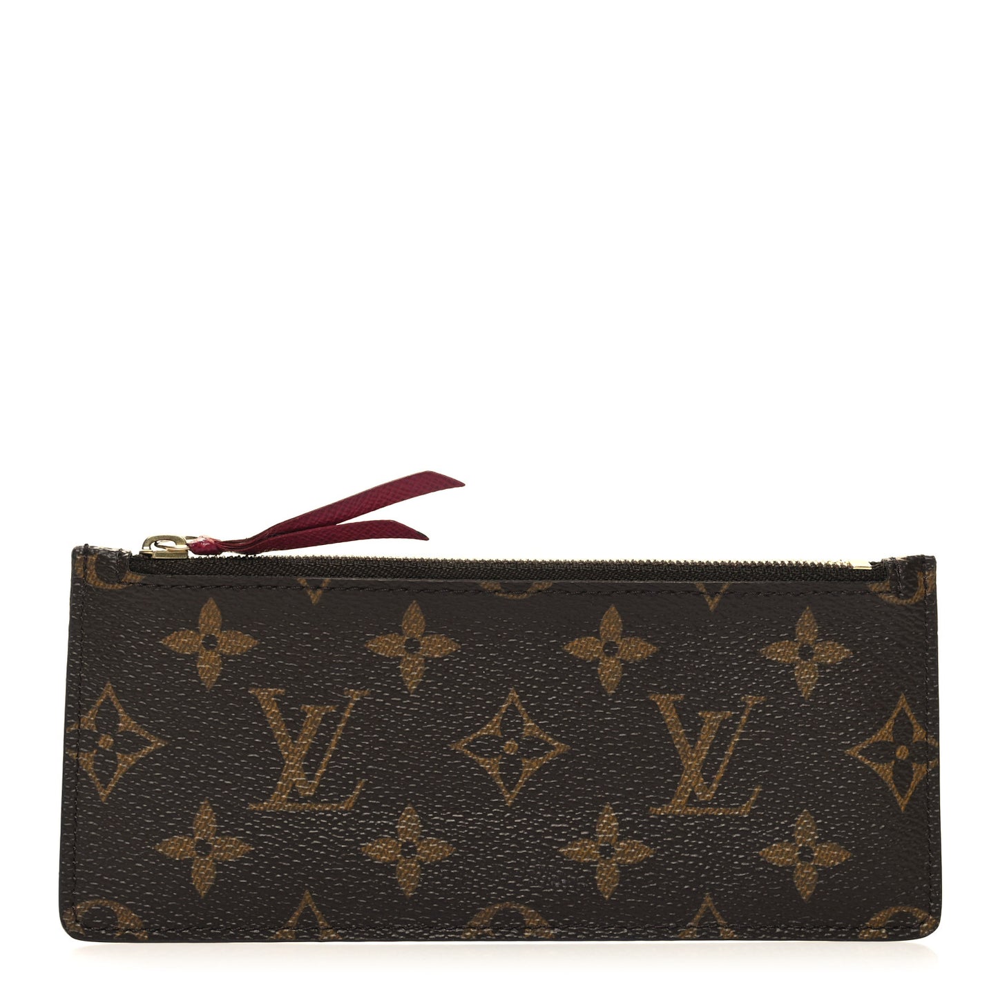 Monogram Josephine Wallet Zippered Insert Fuchsia