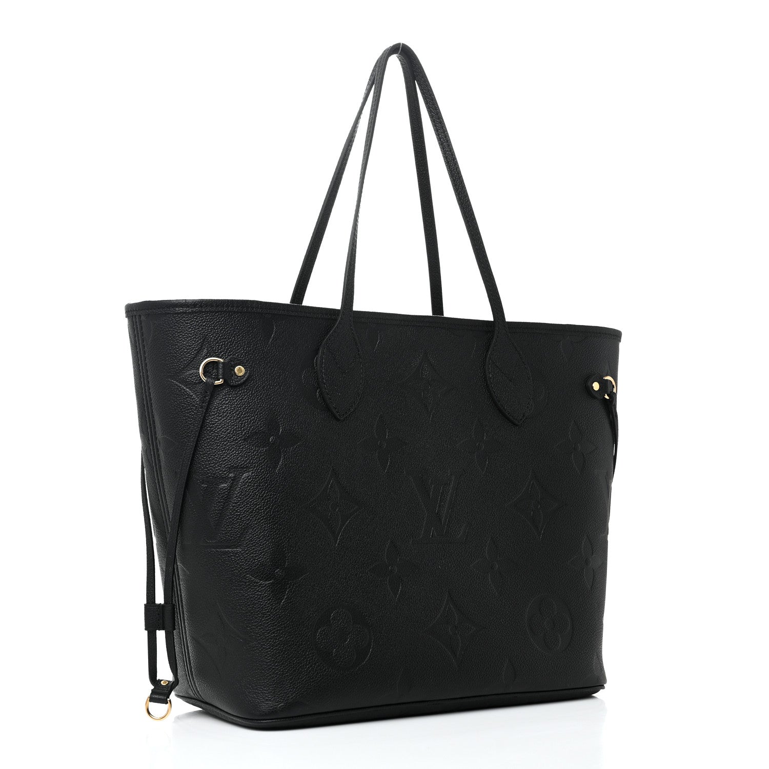 Louis Vuitton Empreinte Monogram Giant Neverfull MM Black 4 of 10