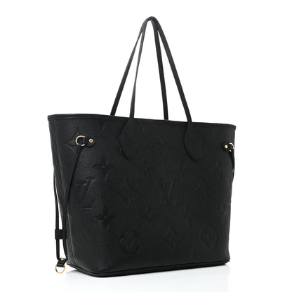 Louis Vuitton Empreinte Monogram Giant Neverfull MM Black 4 of 10