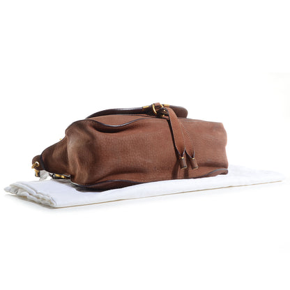 Chloe Nubuck Calfskin Medium Marcie Satchel Oak 4 of 10