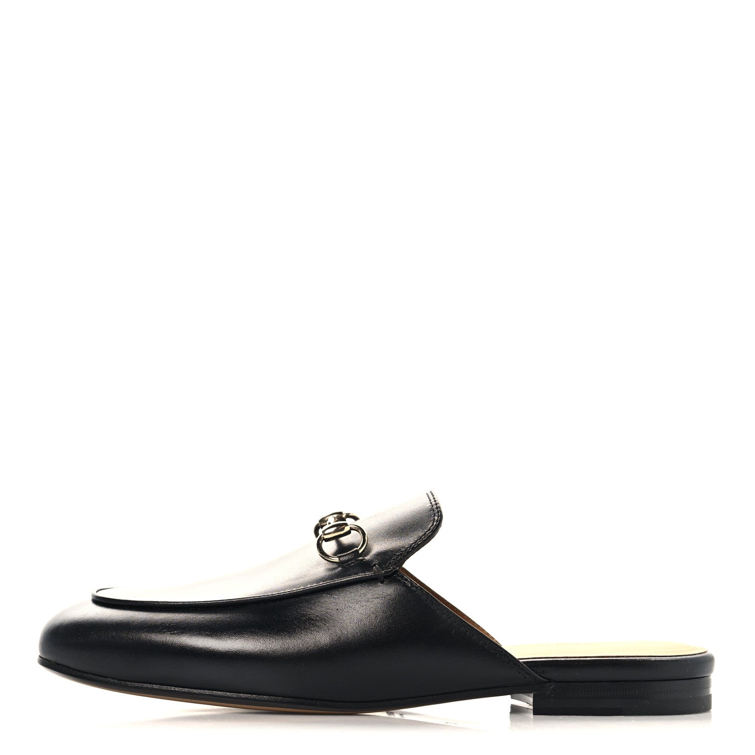 Gucci Calfskin Womens Princetown Slippers 37 Black 1 of 9