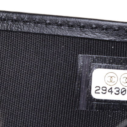 Chanel Caviar Quilted Compact Boy Wallet Black 9 of 12