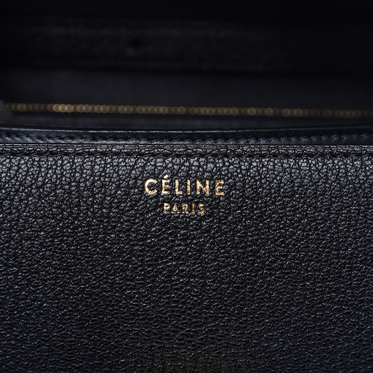 Goatskin Medium Classic Box Flap Bag Black