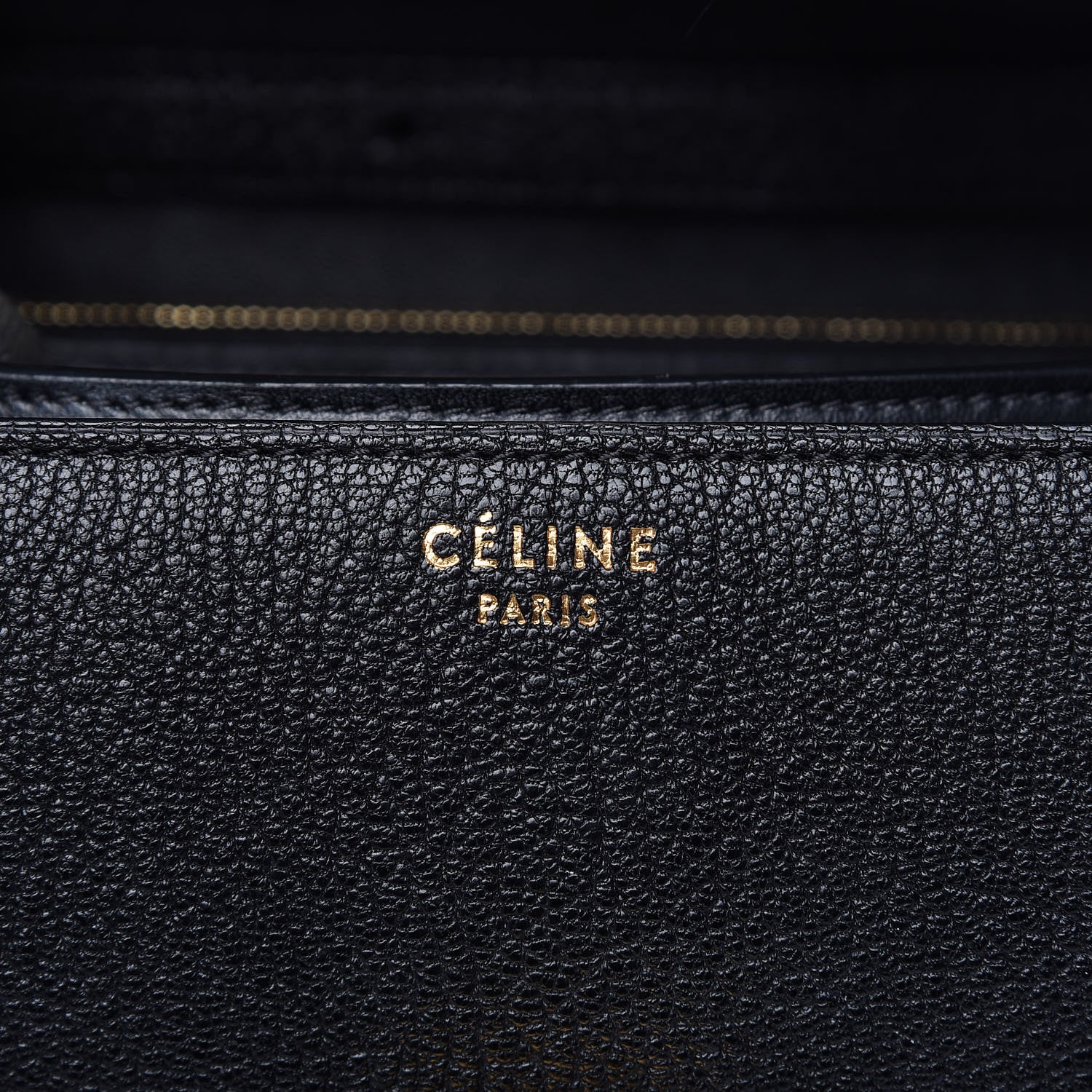 Celine Goatskin Medium Classic Box Flap Bag Black 7 of 13