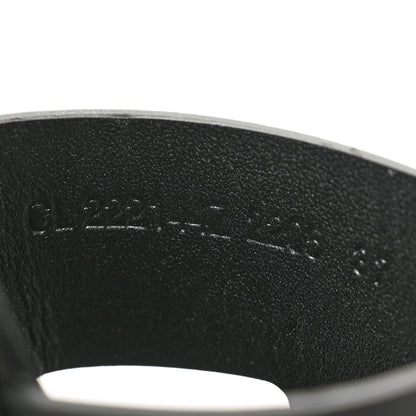 Hermes Calfskin Suede Eze 30 Sandals 37 Black 6 of 9