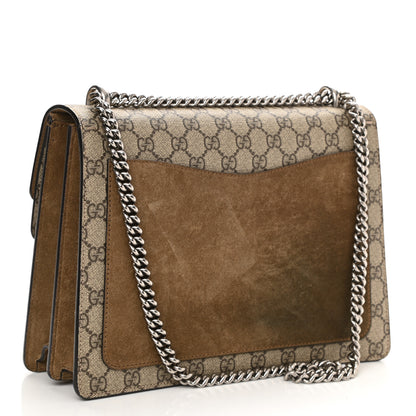 Gucci GG Supreme Monogram Medium Dionysus Shoulder Bag Taupe 3 of 14