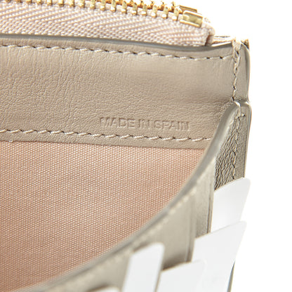 Chloe Smooth Calfskin Little Horses Embroidered Medium Signature Wallet Pastel Grey 8 of 8