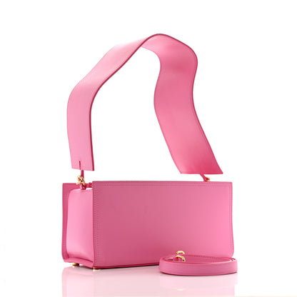 Jacquemus Smooth Calfskin Le Rectangle Shoulder Bag Pink 3 of 13