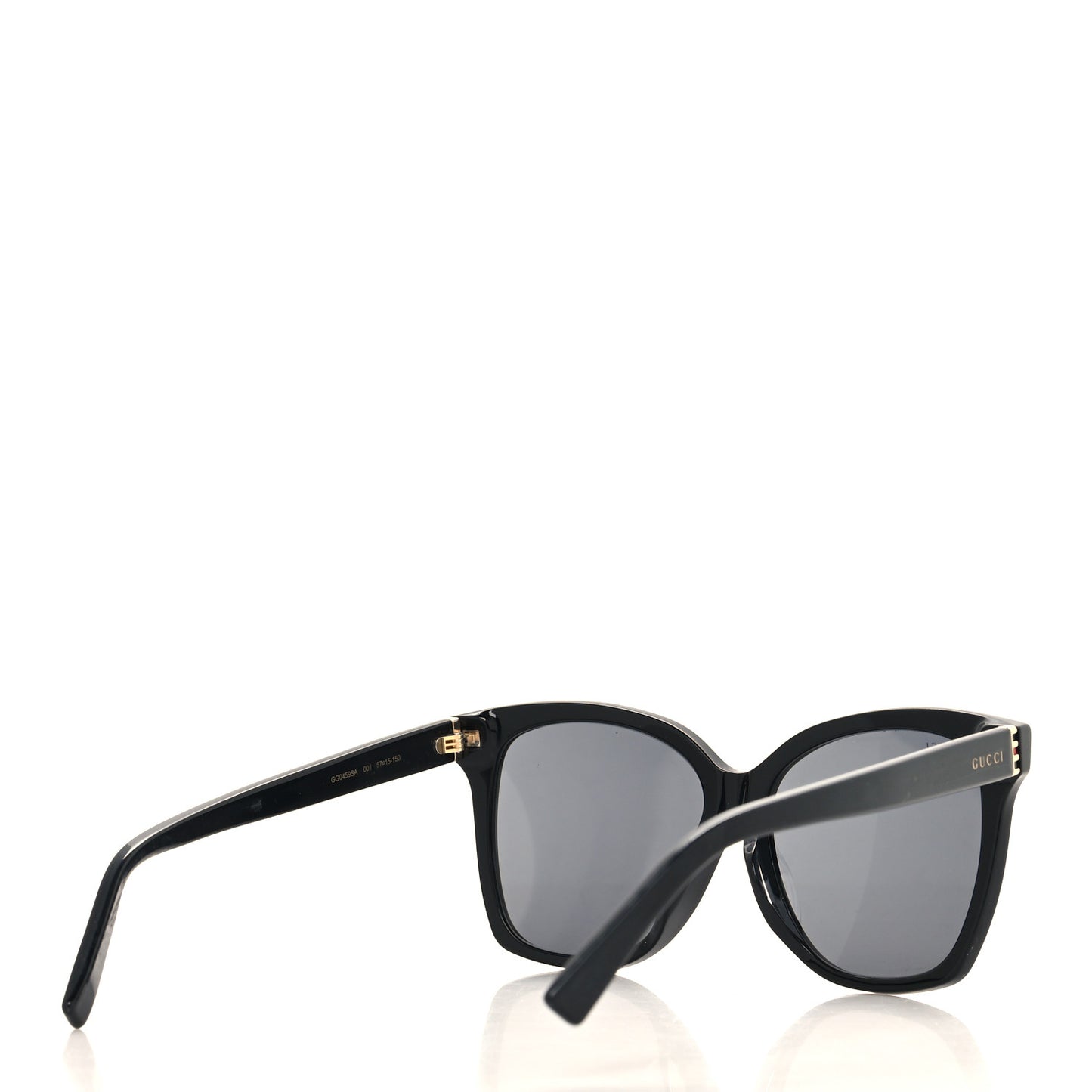 Acetate Square Frame Sunglasses GG0459SA Black
