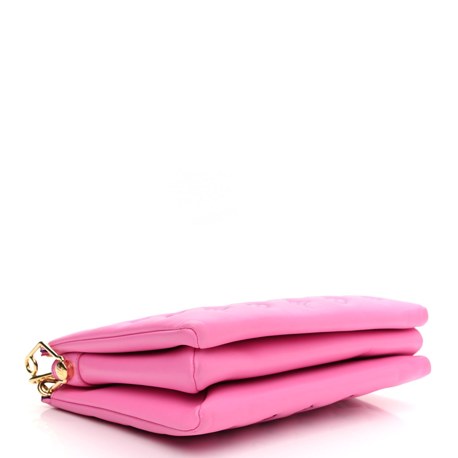 Louis Vuitton Lambskin Embossed Monogram Vuittamins Coussin PM Rose Violet 4 of 11