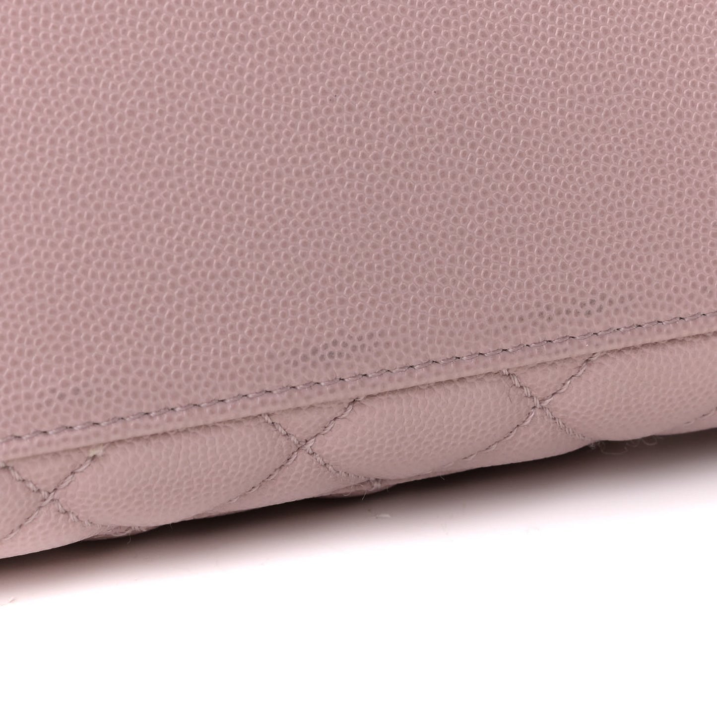 Caviar Quilted Small Coco Handle Flap Light Pink