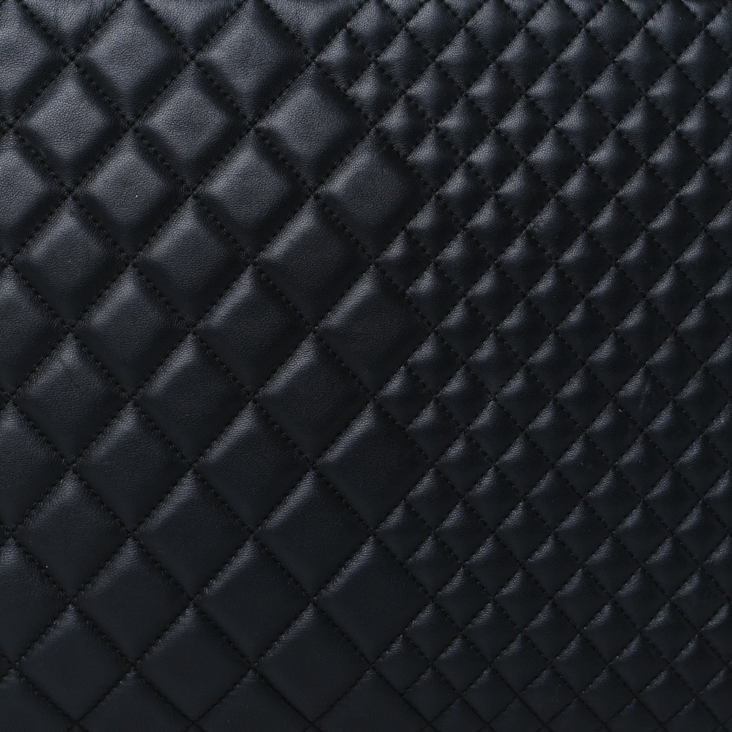 Chanel Lambskin Bi Quilted Large Cosmetic Case Black 8 of 8