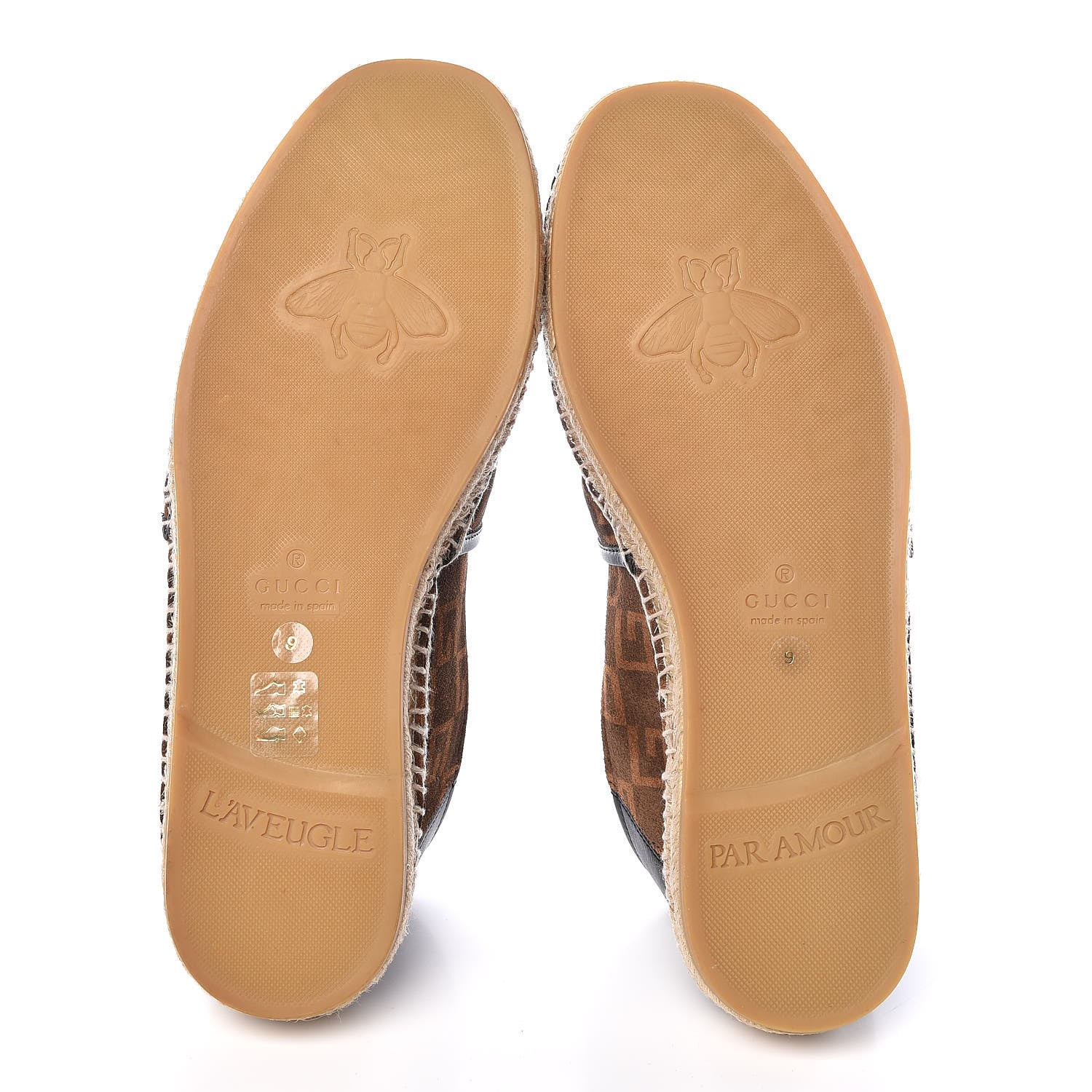 Gucci Suede Square G Mens Espadrilles 9 Sigaro 5 of 12