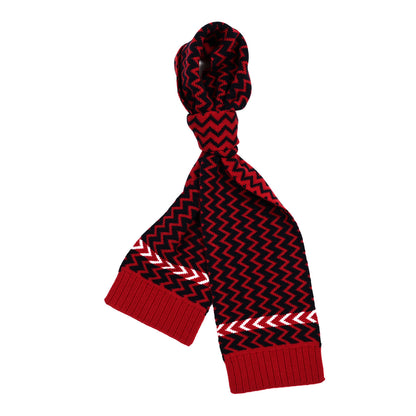 Gucci Wool Zigzag Scarf White Red Blue 1 of 4