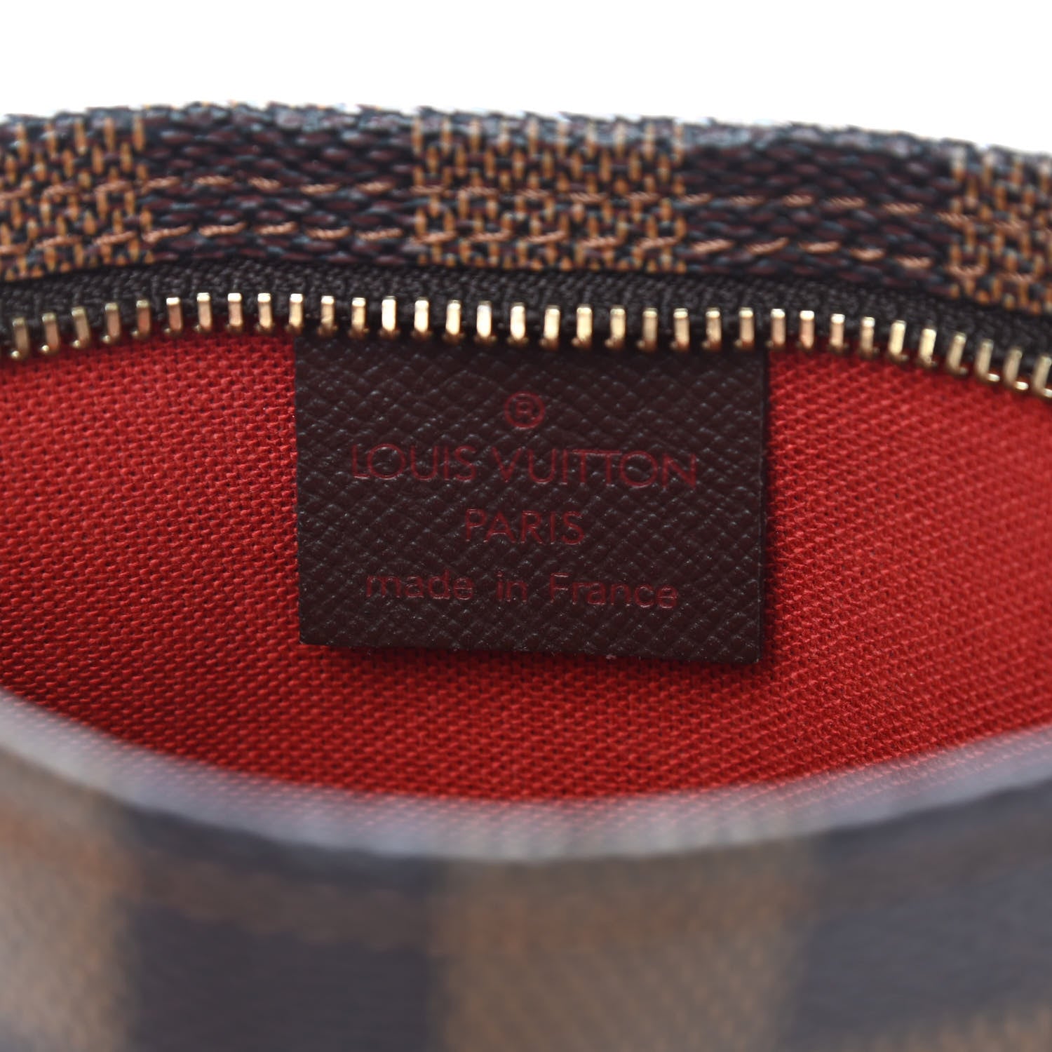 Louis Vuitton Damier Ebene Trousse Make Up Bag Pochette 7 of 12