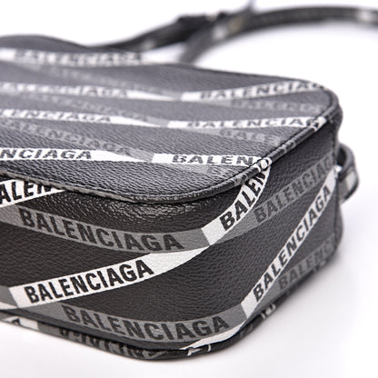 Balenciaga Coated Canvas Losange Monogram XS Camera Bag Black Grey 7 of 8