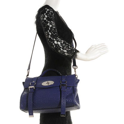 Mulberry Shrunken Calfskin Medium Alexa Indigo 2 of 12