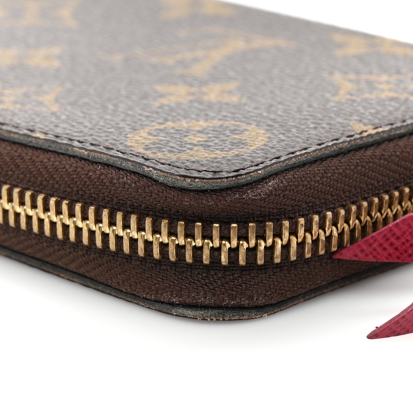 Monogram Clemence Wallet Fuchsia