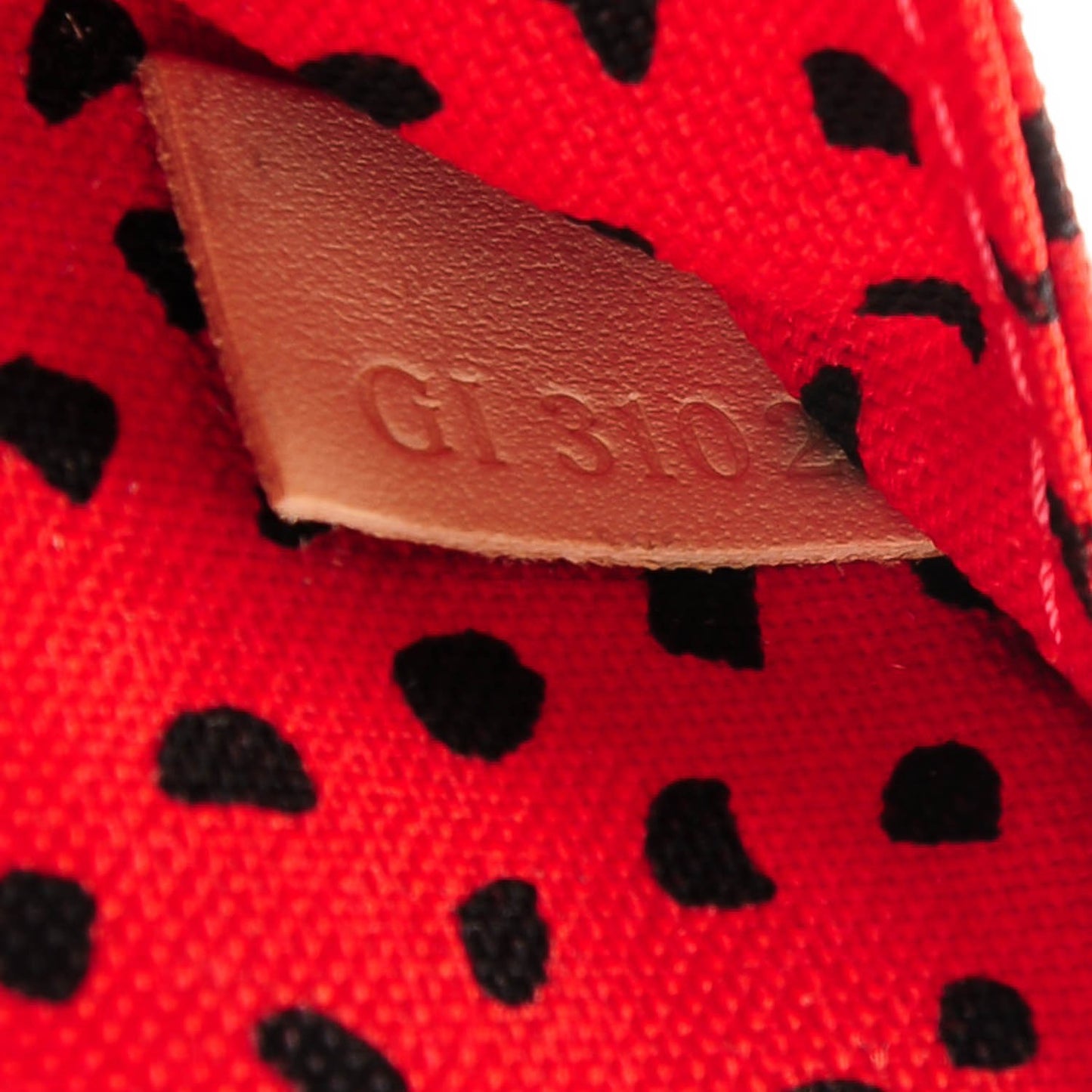 Monogram Kusama Waves Neverfull MM Red