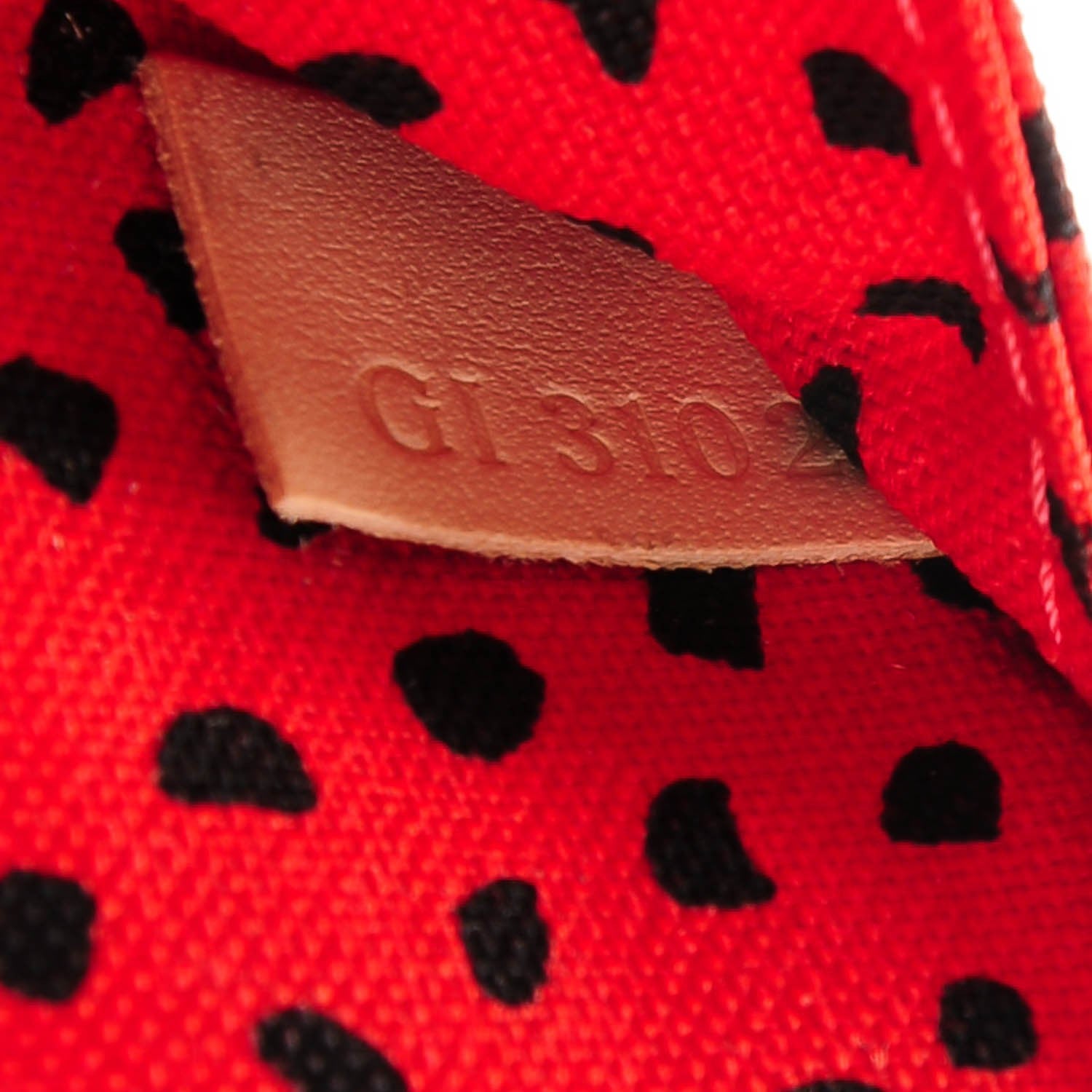 Louis Vuitton Monogram Kusama Waves Neverfull MM Red 7 of 7