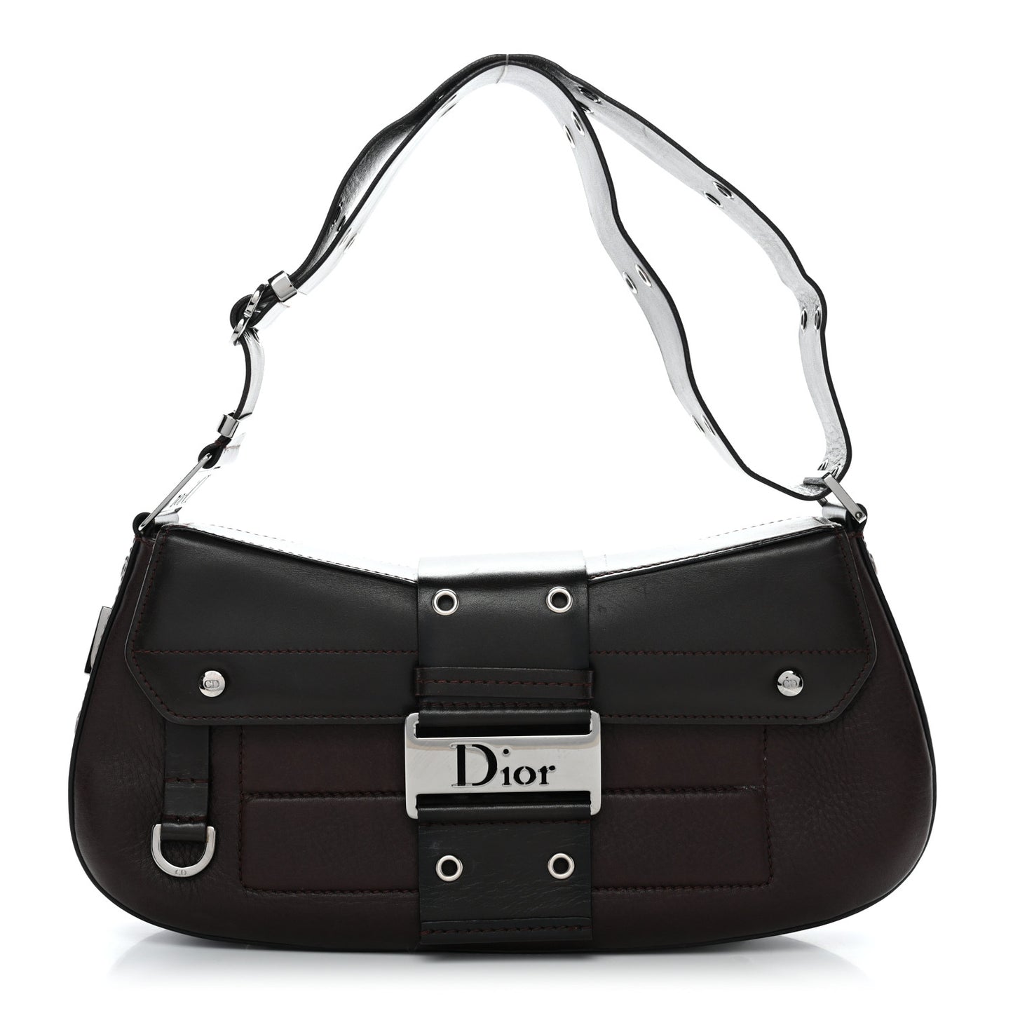 Monogram Calfskin Street Chic Columbus Ave Bag Brown