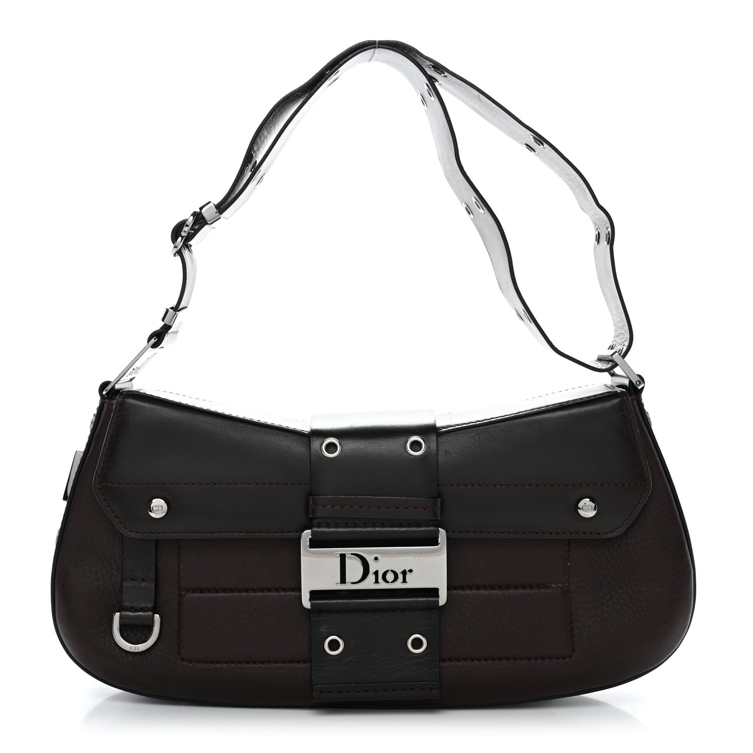 Christian Dior Monogram Calfskin Street Chic Columbus Ave Bag Brown 1 of 12