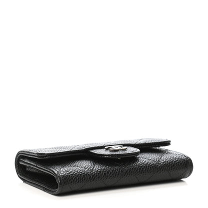 Chanel Caviar Quilted Flap Card Holder Black 4 of 9