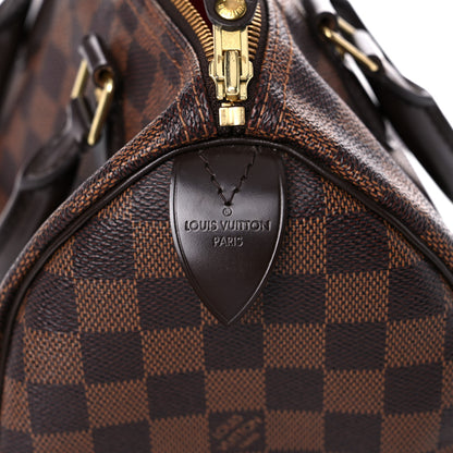 Louis Vuitton Damier Ebene Speedy 25 6 of 14