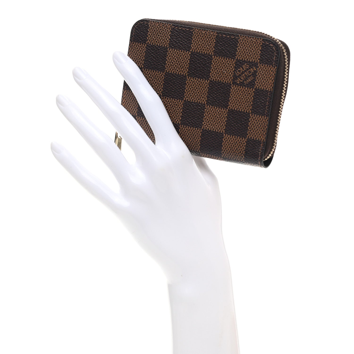Louis Vuitton Damier Ebene Zippy Coin Purse 2 of 7