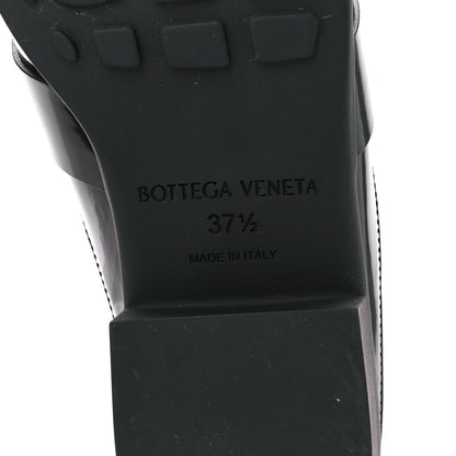 Bottega Veneta Glossy Calfskin Monsieur Loafers 37.5 Black 6 of 7