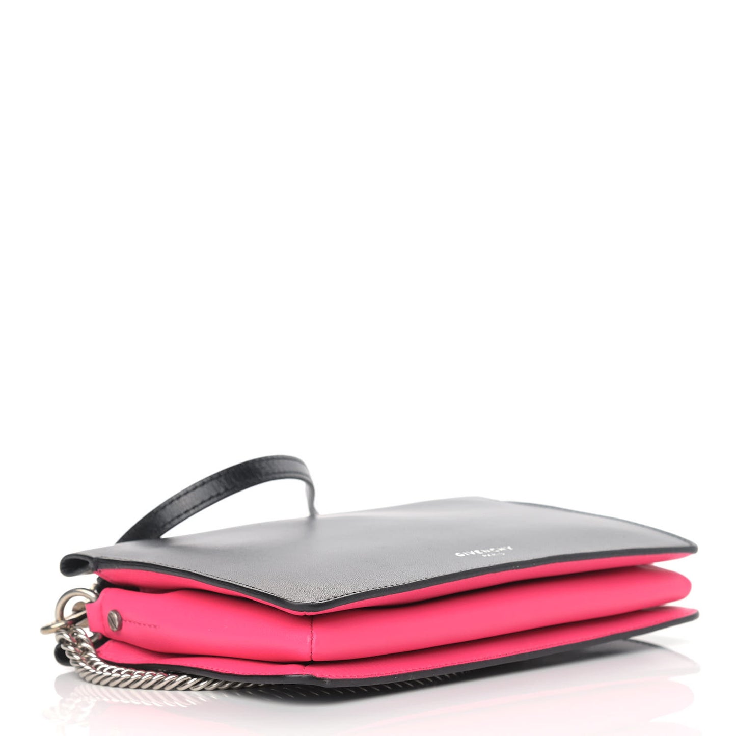 Sugar Goatskin Cross 3 Crossbody Bag Black Pink