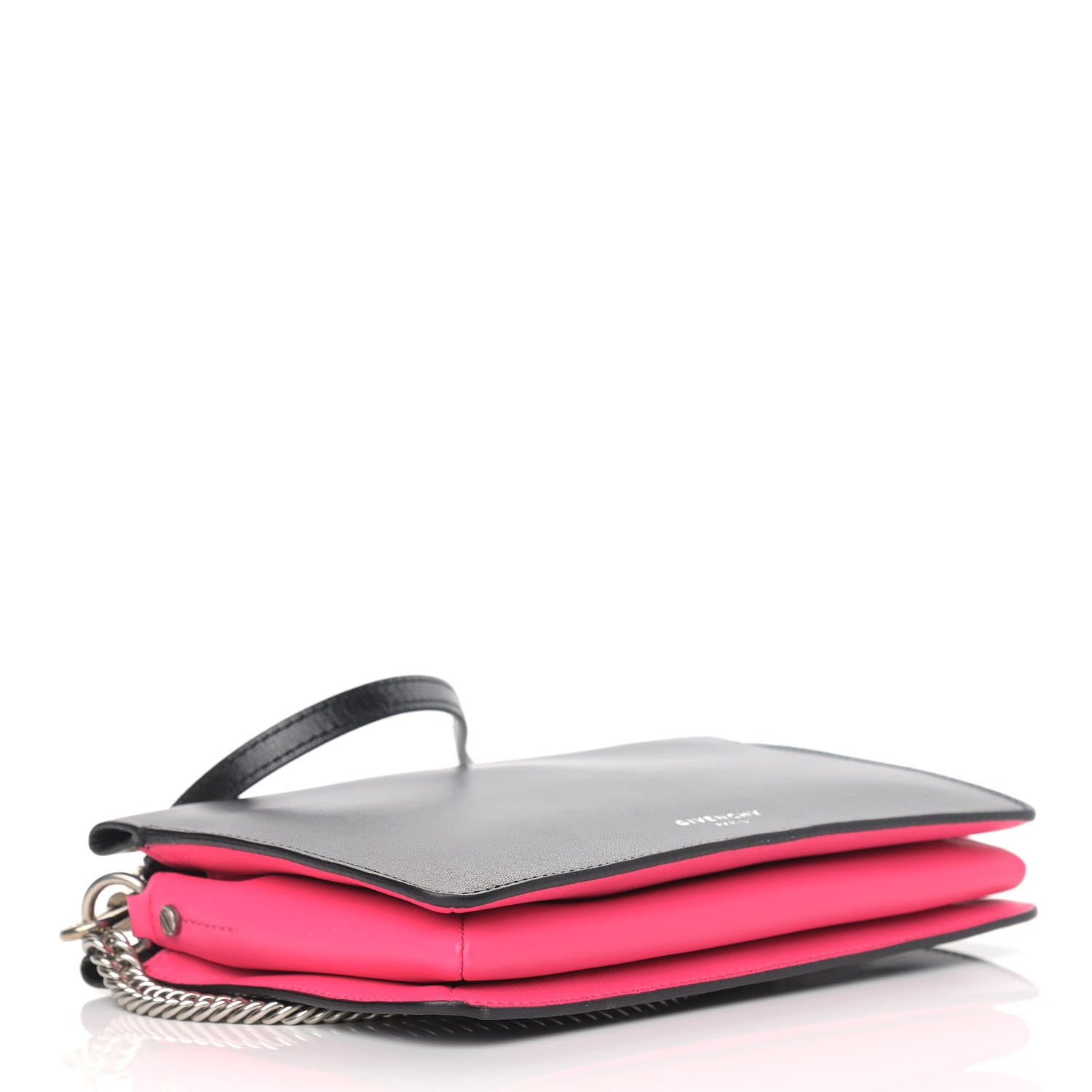 Givenchy Sugar Goatskin Cross 3 Crossbody Bag Black Pink 4 of 10