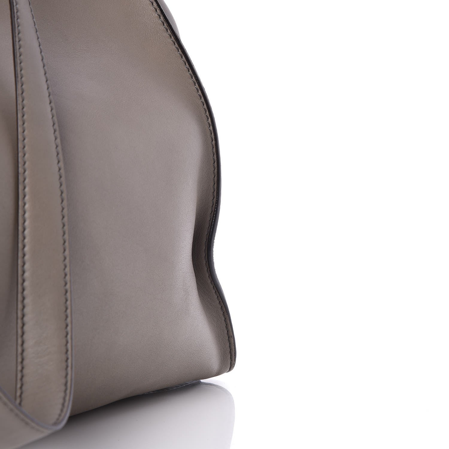 Fendi Vitello Seta Suede Plexiglass Tortoise Large Peekaboo Iconic Satchel Asfalto Marrone 11 of 15