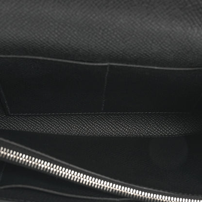 Hermes Epsom Kelly Wallet To Go Black 7 of 11